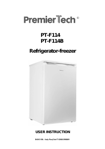 Manual PremierTech PT-F114B Refrigerator