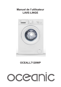 Mode d’emploi Oceanic OCEALL7120WP Lave-linge