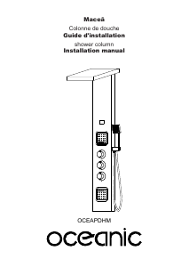 Handleiding Oceanic OCEAPDHMSSBE Douchekop