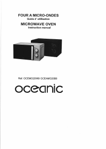 Manual Oceanic OCEAMO20B8 Microwave