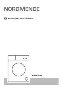 Manual Nordmende WM14100WH Washing Machine
