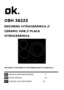 Manual OK OBH 26223 Hob