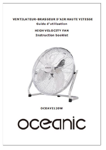 Manual Oceanic OCEAVI120W Fan