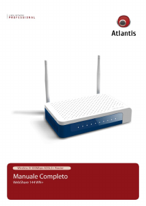 Manuale Atlantis Land A02-RA144-W300N Router