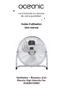 Mode d’emploi Oceanic OCEAVI120W3 Ventilateur