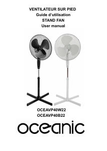 Mode d’emploi Oceanic OCEAVP40W22 Ventilateur