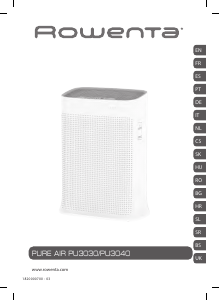 Manual Rowenta PU3040F0 Pure Air Purificador de ar