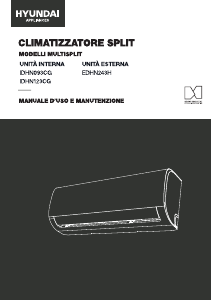 Manuale Hyundai IDHN-243H Condizionatore d’aria