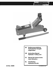 Bedienungsanleitung Brüder Mannesmann 01800 Wagenheber