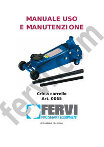 Manuale Fervi 0065 Cric