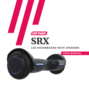 Handleiding GOTRAX SRX Hoverboard