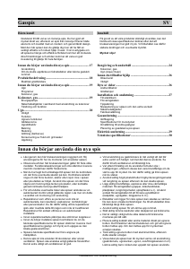 Bruksanvisning Gorenje K434W Spis