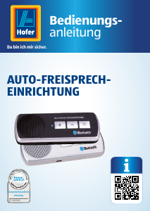 Bedienungsanleitung AHG HF-610-WS Freisprechanlage