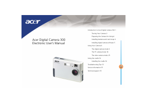 Handleiding Acer DC 300 Digitale camera