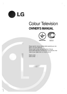 Manual LG RT-29FB21RQ Television
