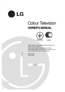 Manual LG RT-44NA14T Television
