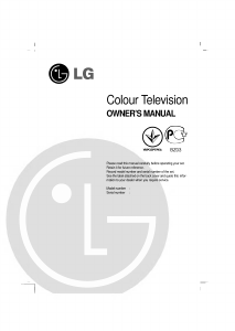 Handleiding LG RT-21FC95RQ Televisie