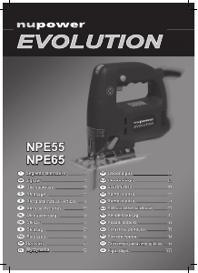 Instrukcja Nupower NPE55 Wyrzynarka