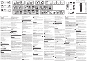 Instrukcja Rowenta TN5221F4 Advancer Strzyżarka do włosów