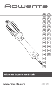 Manual Rowenta CF9720F0 Ultiamte Experience Brush Hair Styler
