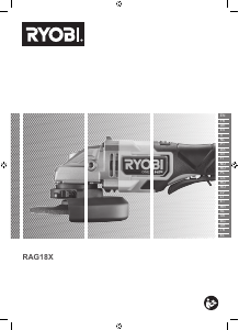 Brugsanvisning Ryobi RAG18X-0 Vinkelsliber