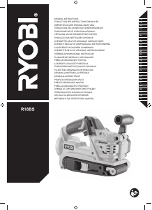 Manuale Ryobi R18BS-0 Levigatrice a nastro