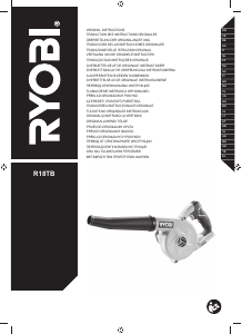 Bedienungsanleitung Ryobi R18TB-0 Laubblaser