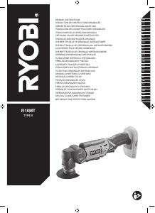 Bruksanvisning Ryobi R18MT-0 Multiverktyg