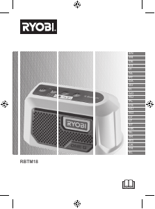 Bedienungsanleitung Ryobi RBTM18-0 Lautsprecher