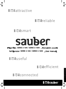 Manual Sauber SERIE 3-184 Fridge-Freezer