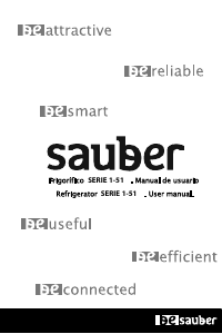 Handleiding Sauber SERIE 1-51 Koelkast