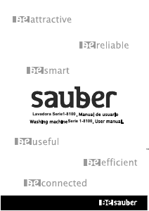 Manual Sauber SERIE 1-8100 Máquina de lavar roupa