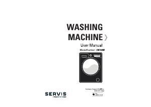 Handleiding Servis LW740W Wasmachine