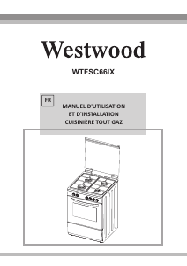 Mode d’emploi Westwood WTFSC66IX Cuisinière