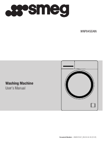 Manual Smeg WNP84SEAIN Washing Machine