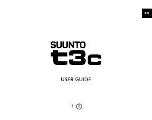 Manual Suunto T3c Sports Watch