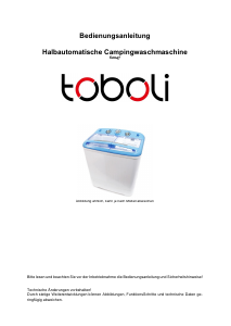 Bedienungsanleitung Toboli 62047 Waschmaschine