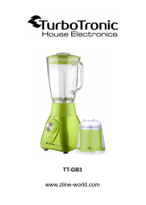 Handleiding TurboTronic TT-BG3 Blender