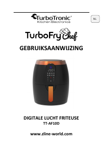 Handleiding TurboTronic TT-AF10D TurboFry Chef Friteuse