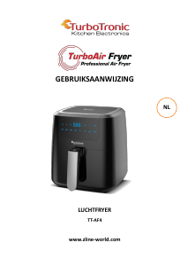 Handleiding TurboTronic TT-AF4 TurboAir Friteuse