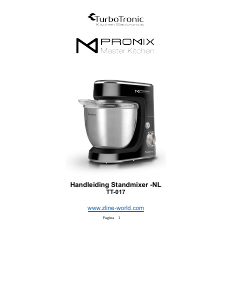 Handleiding TurboTronic TT-017 Promix Standmixer