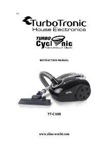 Manual de uso TurboTronic TT-CV09 Turbo Cyclonic Aspirador