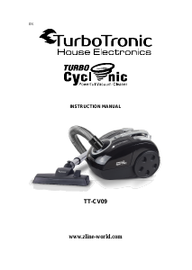 Manuál TurboTronic TT-CV09 Turbo Cyclonic Vysavač