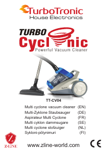 Bruksanvisning TurboTronic TT-CV04 Turbo Cyclonic Dammsugare