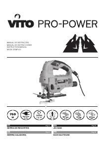 Handleiding Vito VITIC750 Decoupeerzaag