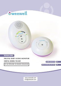 Kullanım kılavuzu Weewell WMA500 Bebek telsizi