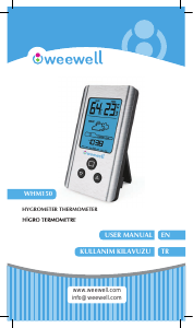 Kullanım kılavuzu Weewell WHM150 Meteoroloji istasyonu
