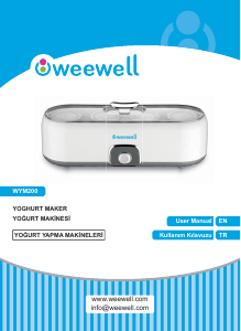 Manual Weewell WYM200 Yoghurt Maker