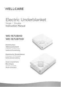 Handleiding Wellcare WE-167UBTHD Elektrische deken