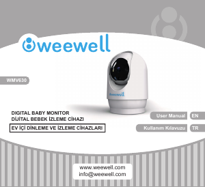 Kullanım kılavuzu Weewell WMV630 Bebek telsizi